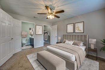 Bedroom with a large bed
